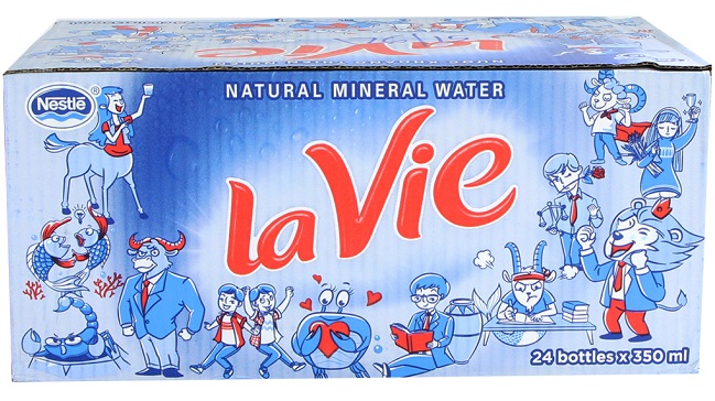 1 thùng nước Lavie bao nhiêu chai?