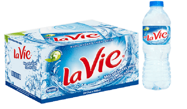 Một thùng nước Lavie 500ml bao nhiêu chai?