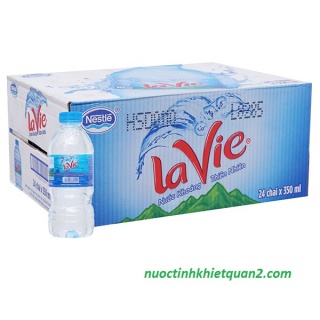 Thùng nước khoáng Lavie 350ML